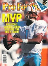 Warren Moon unsigned Houston Oilers Athlon Sports 1991 NFL Pro Football ... - £11.95 GBP