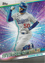 Mookie Betts 2024 Topps Stars of MLB #SMLB-9 Los Angeles Dodgers Baseball Card - $1.00