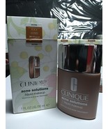 CLINIQUE Acne Solutions Liquid Makeup Foundation 1 oz, WN 112 GINGER, NIB - $20.95