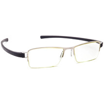 Tag Heuer Eyeglasses TH 7204 002 Brushed Silver/Navy Half Rim France 54[]18 135 - £400.90 GBP