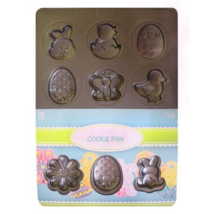 Sweet Creations Cookie Pan 12 Easter Spring Nonstick Bunny Duck Eggs - £9.24 GBP