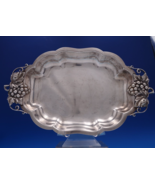 Durham Sterling Silver Serving Platter with Grapes #495 Retailed by Fina... - $28,229.15 MXN