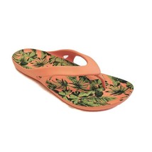 CROCS Kadee II Palm Print Flip W Flip Flop Sandals Womens Size 9 Papaya Orange - £29.12 GBP