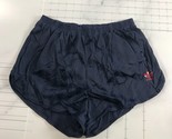 Vintage adidas Pantaloncini Corsa Uomo Medio 32-34 Blu Navy Shimmery a R... - $74.22