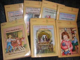 set of seven Little House on Prarie books good condition Laura Ingles Wi... - £10.61 GBP