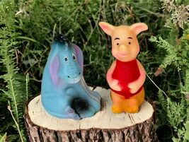 Vintage Disney Eeyore Piglet Sears Roebuck Rubber Squeak Toys Hong Kong - $12.87