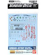 Bandai Hobby GD-74 MG GUNDAM ASTRAY BLUE FRAME (Bag/6), Bandai Decal Act... - £8.60 GBP