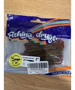 Soft Plastic Fishing Lure 3&quot; Silicone Gangsta Minnow Set 9 Pc Salt &amp; Fre... - $12.99 CAD