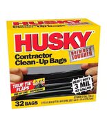 32-Bags HUSKY 42 Gallon Heavy Duty Construction Garbage Trash Contractor... - $501.52 MXN