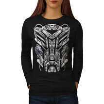 Wellcoda Autobot Logo Womens Long Sleeve T-shirt, Robot Movie Casual Design - £18.90 GBP