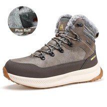 Winter Snow Boots for Men Waterproof Platform Rubber Ankle Boots Man Designer Hi - £110.61 GBP