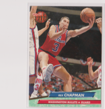 Rex Chapman Bullets Guard 1992-9 Fleer Ultra Card # 366 Excellent - $1.58