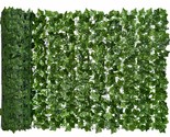 118X39.4In Artificial Ivy Privacy Fence Wall Screen, Artificial Hedges F... - £73.24 GBP