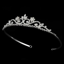 Tiara setting with 8 CT Diamond With Metal 925 sterling silver - £292.97 GBP