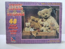 Sure-Lox Teddy Bears Oursons 48 Piece Jigsaw Puzzle 11&quot; X 9.5&quot; Ages 6+ - £7.81 GBP
