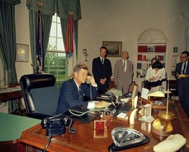 President John F. Kennedy calls former President Harry Truman New 8x10 Photo - £6.97 GBP