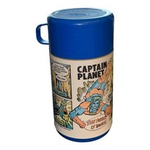 Vintage Captain Planet Aladdin Thermos 1990 Comic TBS Productions Duke N... - $15.81