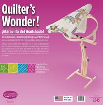 Frank A. Edmunds Quilters Wonder! 18&quot; Hoop with Adjustable Stand, - £52.89 GBP