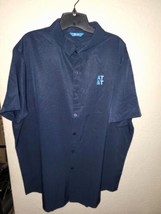 AT&amp;T Shirt Men&#39;s XL Employee Work Uniform  Short Sleeve Button Down Shirt NWOT - £15.57 GBP