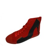 Women Casual Wear Sneaker by BE&amp;D - Red Canvas With Black  - £27.91 GBP