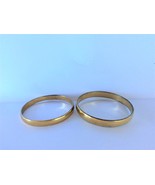 Set Of Two Gold Plated Bracelets - One MonetL And One - MonetXL - £11.38 GBP