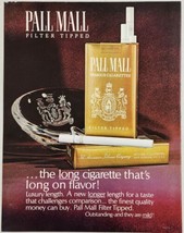 1966 Print Ad Pall Mall Famous Flter Tipped Cigarettes Gold Pack - £14.05 GBP