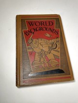 WORLD BACKGROUNDS BY CHARLES A. COULOMB  MACMILLIAN COMPANY 1937 BOOK - £35.82 GBP