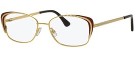 Caviar 2380 Eyeglasses Frames Women&#39;s Red Gold C4 Authentic New - $210.95