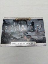 Warhammer Age Of Sigmar Melusai Ironscale Shadow And Pain Warscroll Stat... - $8.90