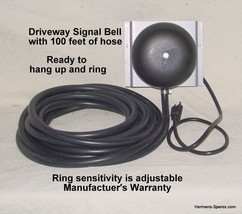 Driveway Service Gas Station Signal Bell with 100 feet of Hose-NEW  Warr... - $148.49