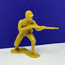 Marx toy soldier Japanese ww2 wwii Pacific 1963 gold figure infantry vtg... - $14.80