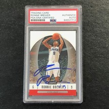 2006-07 Topps Finest #56 Ronnie Brewer Signed Card AUTO PSA Slabbed RC Jazz - £39.27 GBP