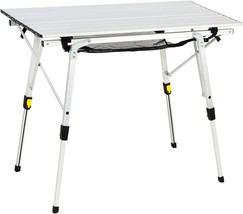 Portal Camping Table Foldable Portable Aluminum Folding Table, Bbq And Party. - £88.66 GBP