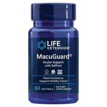 Life Extension MacuGuard Ocular Support with Saffron 60 softgels - £16.64 GBP