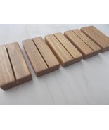 20 Wood place card holders for Weddings, Restaurant table number holder,... - $61.05 CAD