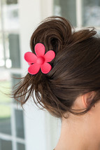 Rosy Flower Hair Claw Clip - $2.12