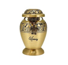 Sea Turtle Brass Keepsake Urn - Love Charms™ Option - £16.02 GBP