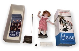 Norman Rockwell&#39;s Bess Porcelain Doll, Ltd Edition, Vintage 1982 (Vacuum Broken) - £54.63 GBP