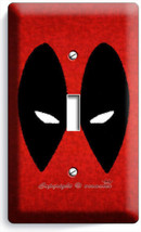 Deadpool Face Mask Comics Superhero Light Switch Wall Plate Gamer Room Art Decor - £8.95 GBP