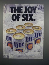 1989 Miller Lite Beer Ad - The Joy of Six - £14.29 GBP