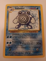 Pokemon 1999 Base Set Poliwhirl 38 / 102 NM Single Trading Card - $9.99
