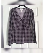 Laundry by shelli segal Women&#39;s Long Sleeve Blouse Size Medium - £9.28 GBP