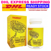 Tigerus Tiger Milk Mushroom Sclerotia 60’s Original &amp; Halal Free Dhl Shipping - £59.84 GBP