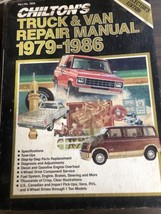 Chilton&#39;s Truck and Van Repair Manual 1979-1986 Part No. 7655 Collector Edition - £14.49 GBP