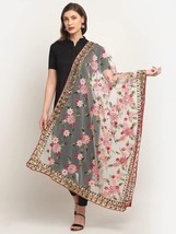 dupatta embroidered for women scarf chunri pulkari dupatta - £17.43 GBP
