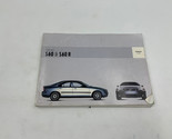 2003 Volvo S60 S60R Owners Manual Handbook OEM I02B56010 - £11.65 GBP