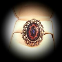 Sarah Coventry 1970&#39;s &quot;Old Vienna&quot;, Oval Adjustable Ring, Signed - £11.95 GBP