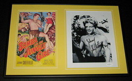 Johnny Sheffield Signed Framed 12x18 Photo Set JSA Bomba &amp; The Jungle Girl - £71.23 GBP