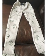 Old Navy Gray Floral  Rockstar Jegging Jeans Kids Girls Size: 8 Regular - $12.86