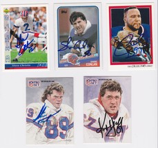 Buffalo Bills Signed Autographed Lot of (5) Football Cards - Conlan, Tas... - $14.99